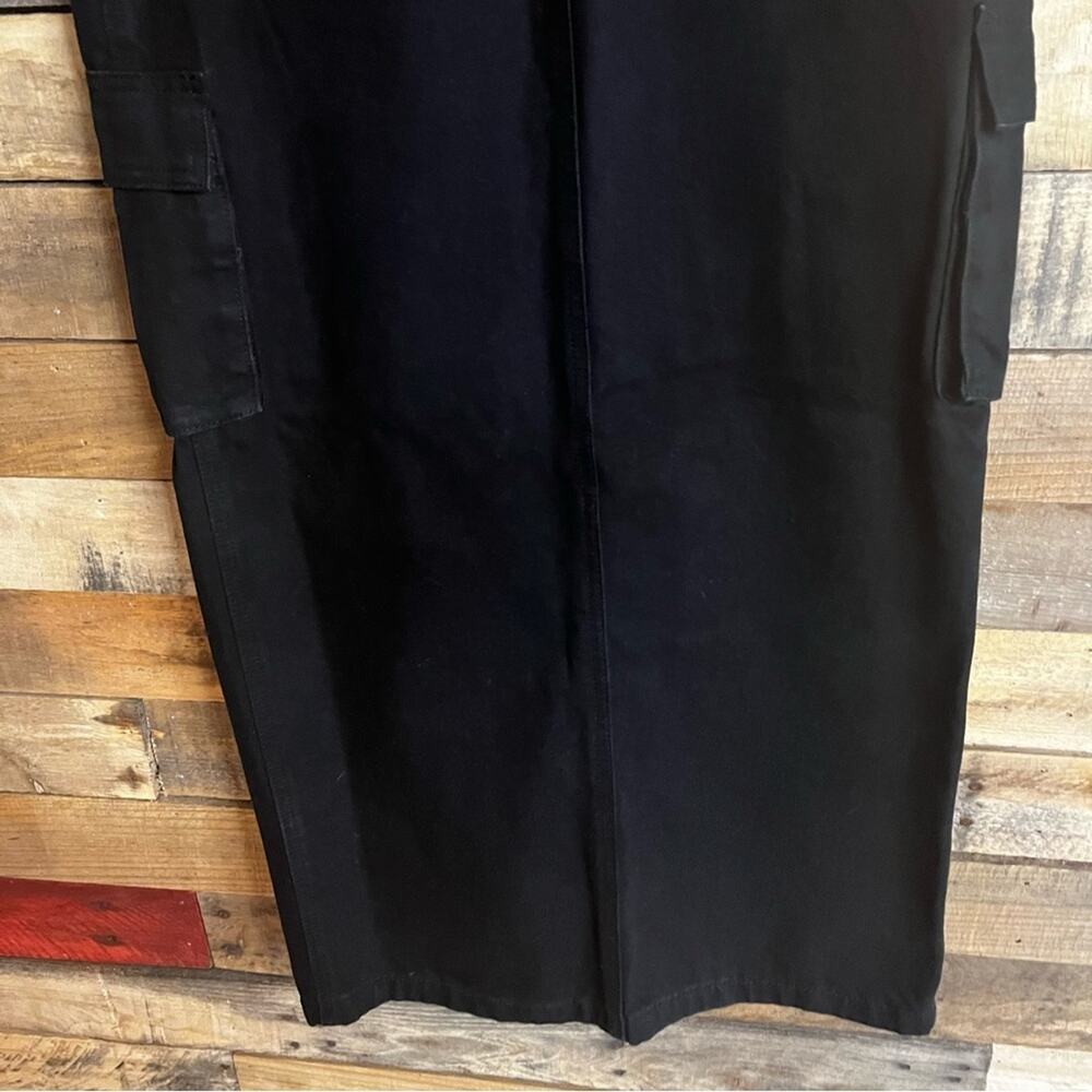 Sincerely Jules Black High Slit Maxi Skirt Size 5/26 - Picture 8 of 9